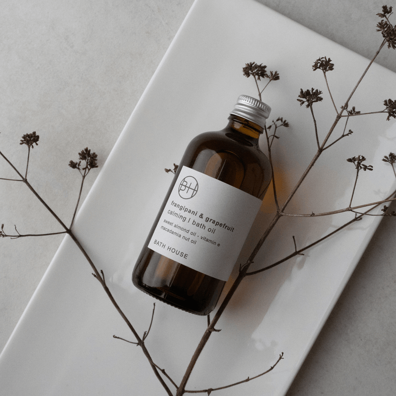 Bath House "Frangipani & Grapefruit" Bath Oil - 100 ml