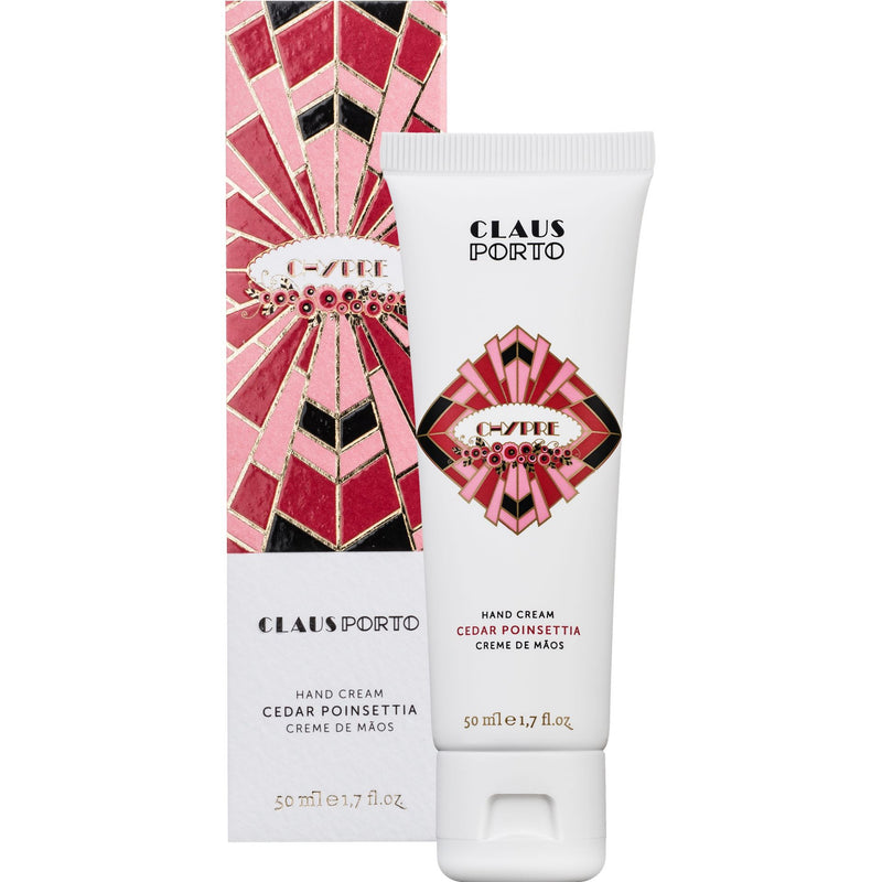 Claus Porto "Chypre" - Cedar Poinsettia Hand Cream