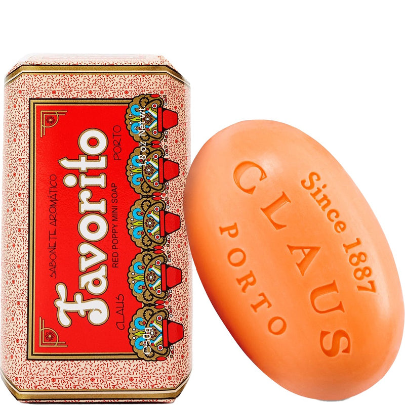 Claus Porto "Favorito" - Red Poppy Soap 150g.