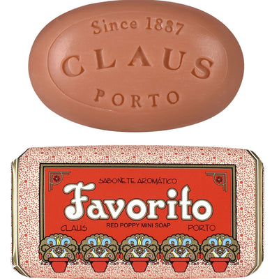 Claus Porto "Favorito" - Red Poppy Soap 150g.