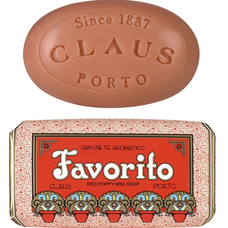 Claus Porto "Favorito" - Red Poppy Soap 150g.