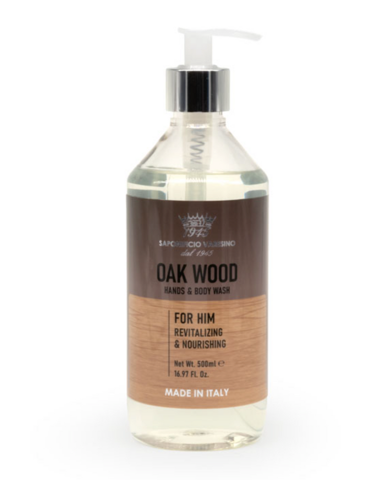 Saponificio Varesino "Oak Wood" Hand & Body Wash – 500 ml