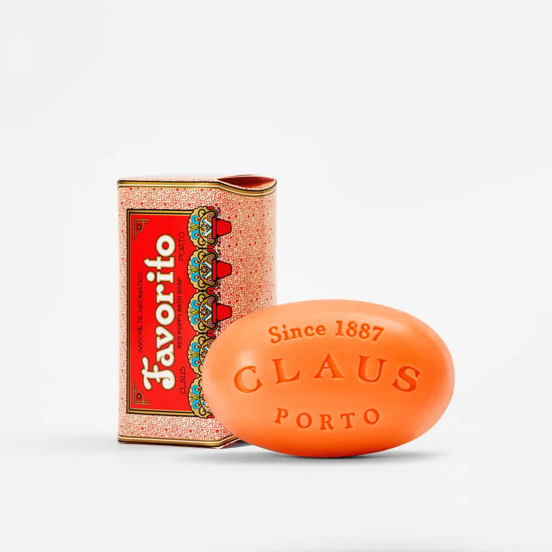 Claus Porto "Favorito" - Red Poppy Soap 150g.