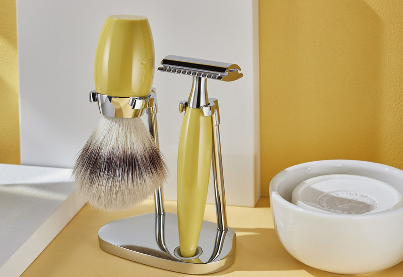 Muhle "KOSMO" DE Safety Razor - Citrin Resin
