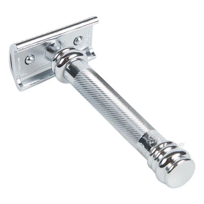 Merkur Solingen "Barber Pole" Safety Razor - Slant Bar 39C