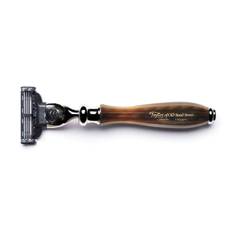 Taylor of Old Bond Street "Victorian" Mach 3 Razor - Horn