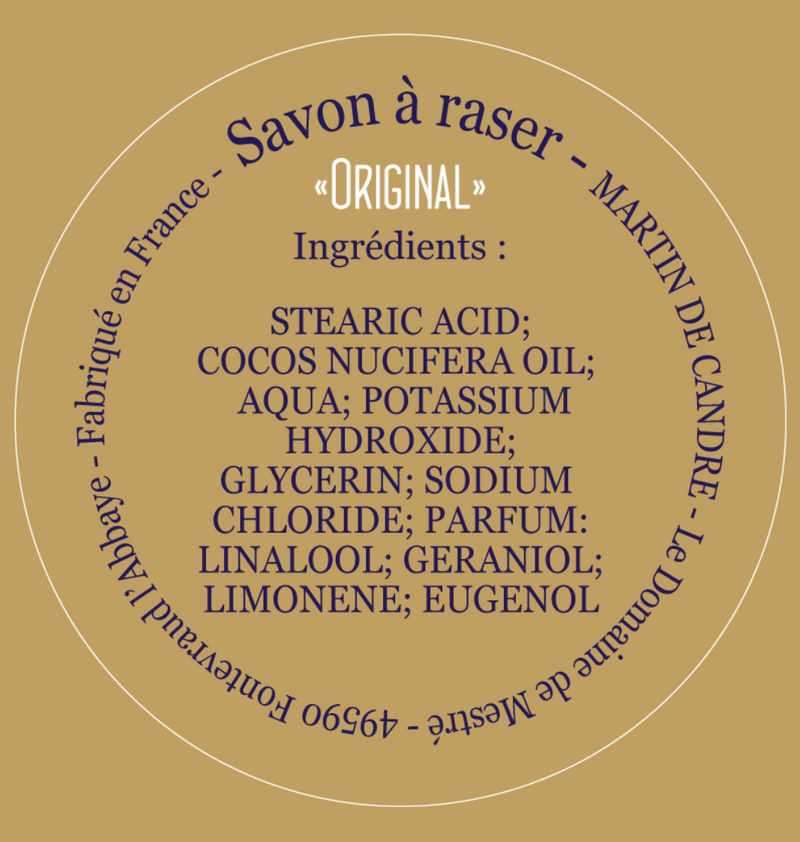 Martin de Candre - Wooden Bowl - Shaving Soap 200g.