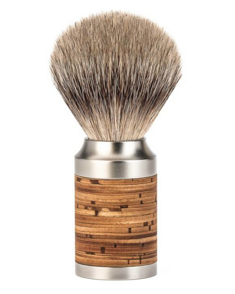 Muhle "ROCCA" Birch Bark Brush  Silvertip - Berkenbast (M)
