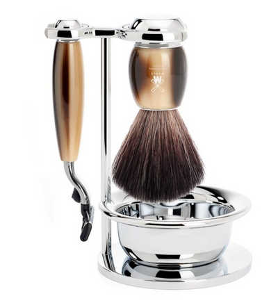 Muhle "VIVO" Fusion Shaving Set - Imitatie Hoorn