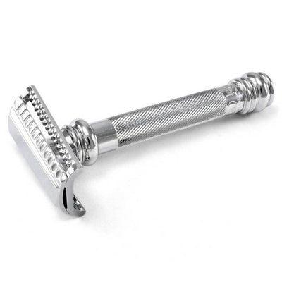 Merkur Solingen "Barber Pole" Safety Razor - Slant Bar 39C