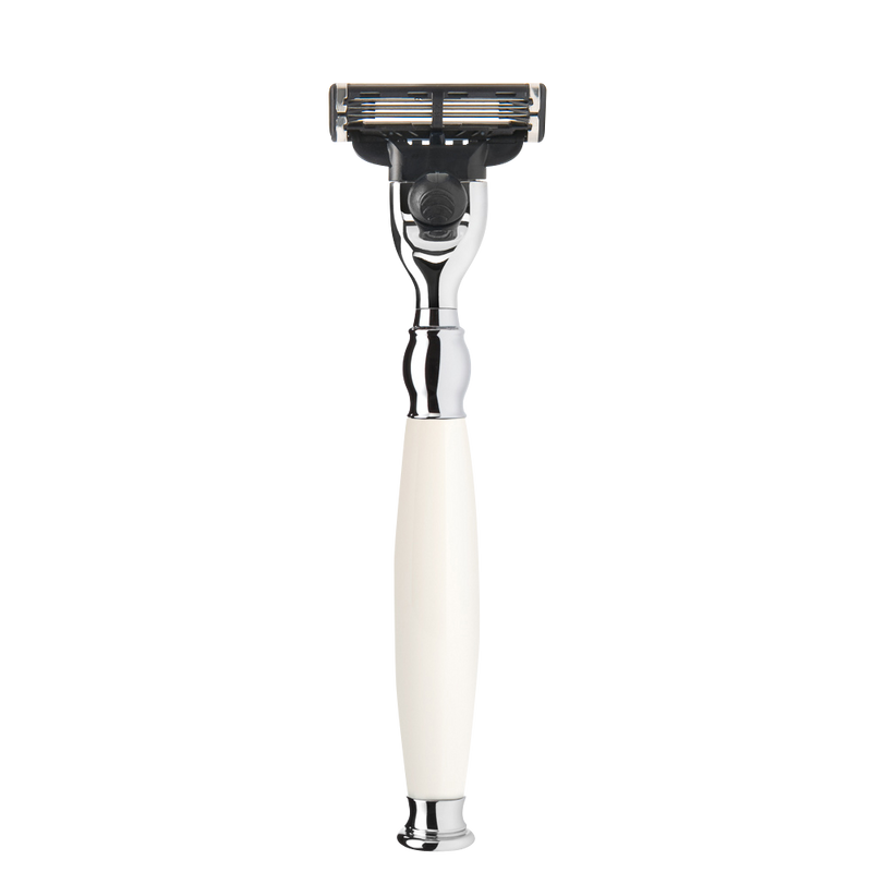 Muhle "SOPHIST" Mach 3 Razor & Brush Set - Porcelain