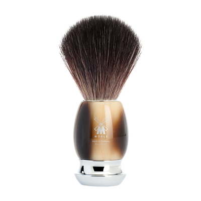 Muhle "VIVO" Horn Black Fibre Brush - Imitatie Hoorn (M)