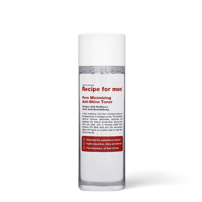 Recipe for Men - Pore Minimizing Anti-Shine Toner 100ml