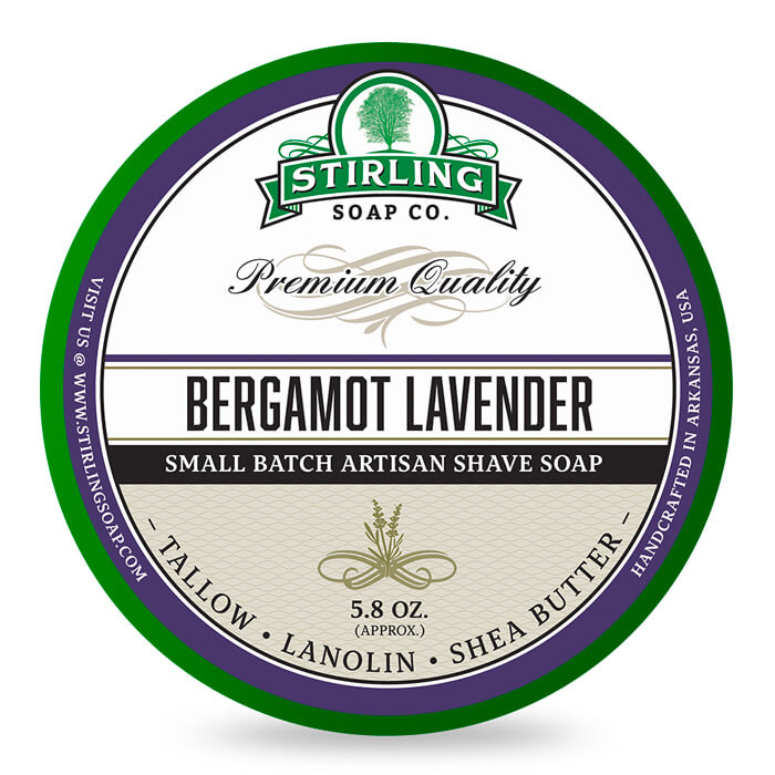 Stirling Soap Co. - Shaving Soap "Bergamot Lavender" - 170ml
