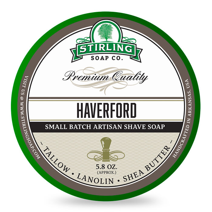 Stirling Soap Co. - Shaving Soap "Haverford" - 170ml